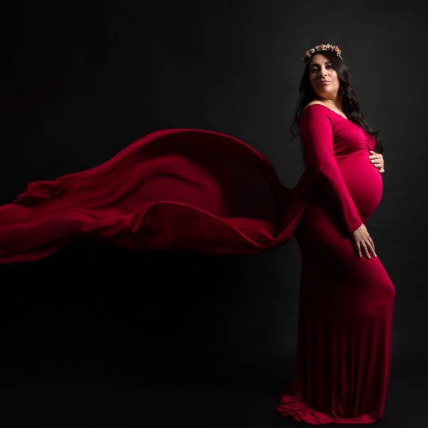 sesion de fotos maternal estudio