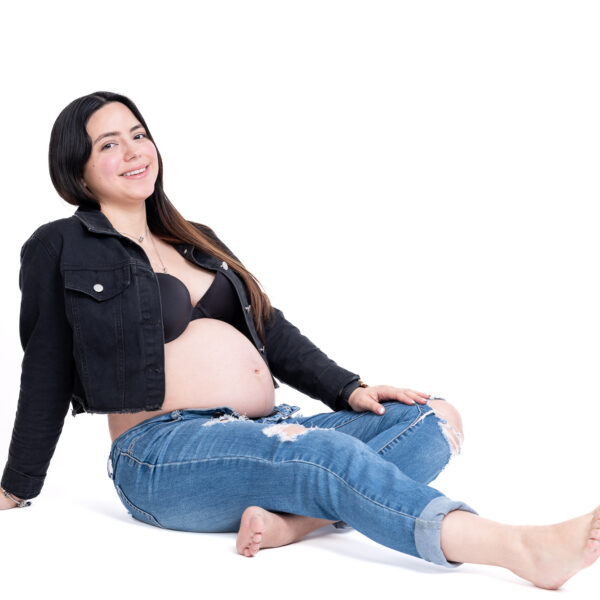 fotografía embarazada en estudio